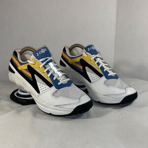 Z-Coil Men’s Alvaro Z Gallego White/Blue/Yellow/Orange Athletic Shoes